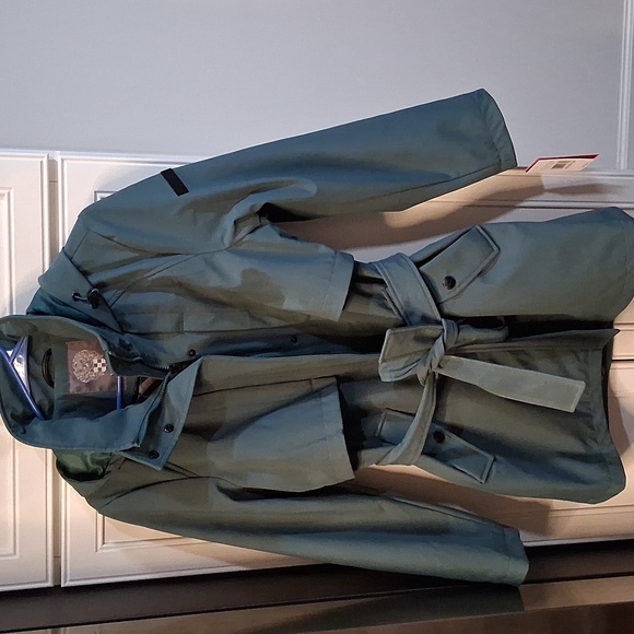 Vince Camuto Jackets & Blazers - NWT Vince Camuto Teal Trench Coat Size Medium